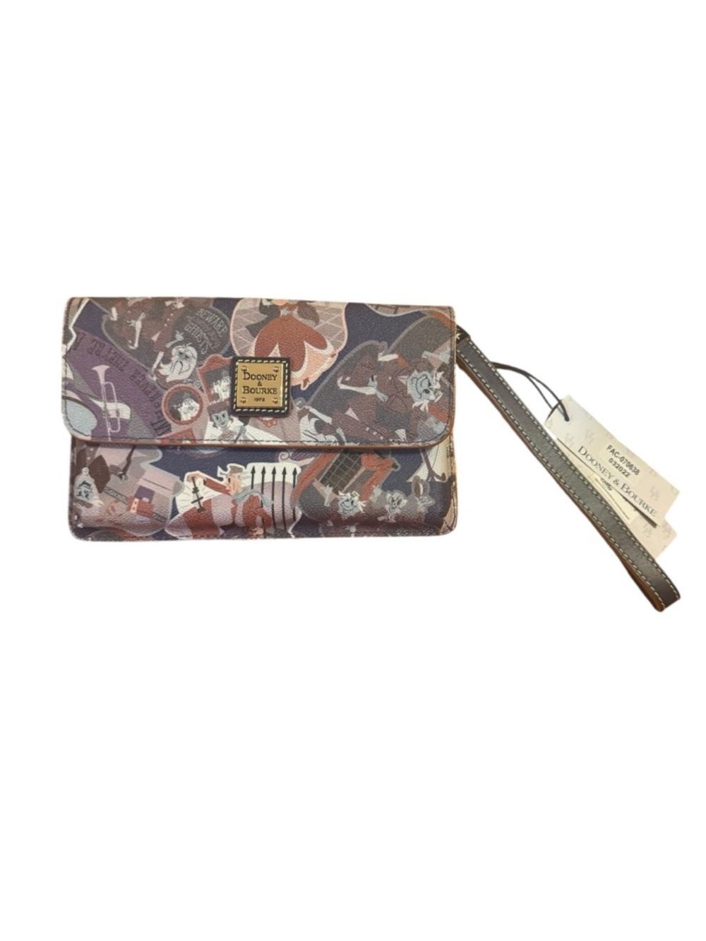 Dooney & Bourke Wristlet Clutch Disney parks the haunted mansion NWT